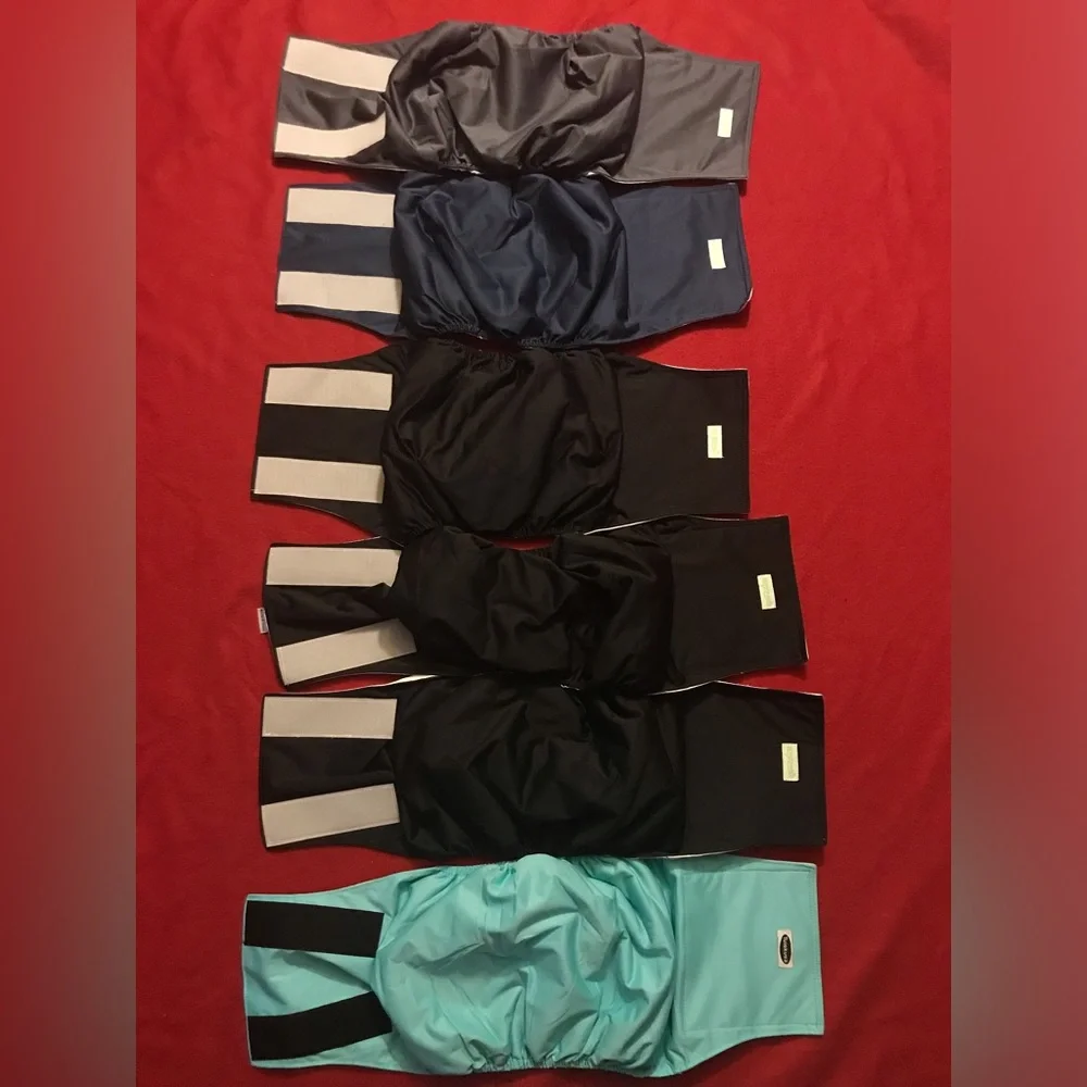 NEW Set Of 6 Reusable Belly Bands